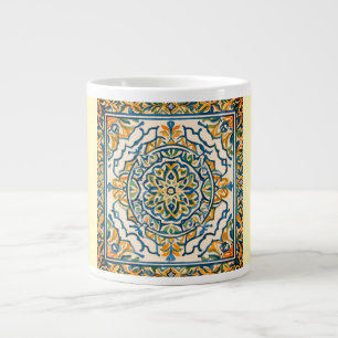 Caneca De Café Grande ornamentos marroquinos, Textura Specialty Mug