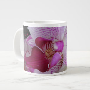 Caneca De Café Grande Orquídea Rosa Fuchsia