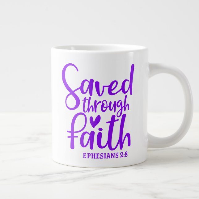 Caneca De Café Grande Os 10 Mandamentos Jumbo Mug (Direita)