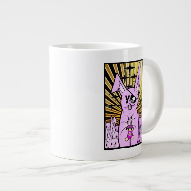 Caneca De Café Grande Os coelhos 2012 (Frente Esquerda)