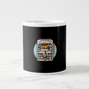 Caneca De Café Grande Os Descanso De Ação De Graças São Para Quitters Cl