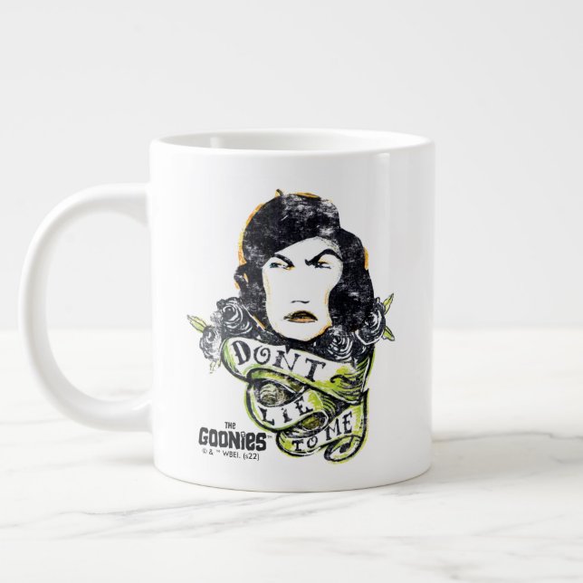 Caneca De Café Grande Os Goonies Mama Fratelli "Não minta para mim" (Esquerda)