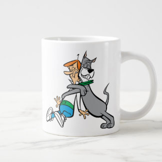Caneca De Café Grande Os Jetsons | George & Astro Hug