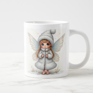 Caneca De Café Grande Os Lâmpadas da Fada de Neve