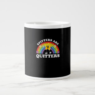 Caneca De Café Grande Os Spitters São Despejos Inadequados, Humor Adulto