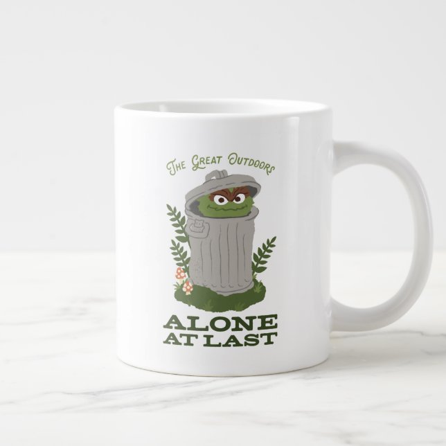 Caneca De Café Grande Oscar The Grouch | Excelente ao ar livre (Direita)