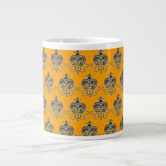 Caneca De Café Grande Oshun Goddess Veve Sigil (Frente)