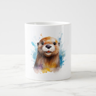Caneca De Café Grande Otter
