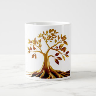 Caneca De Café Grande Ouro Bloom Specialty Mug