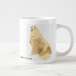 Caneca De Café Grande Ouro Boy Collage jumbo mug