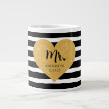 Ouro Elegante Recem casados Black Stripes