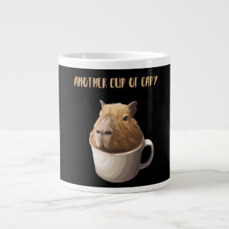 Caneca De Café Grande Outra Taça de Capy com a Capybara Cute