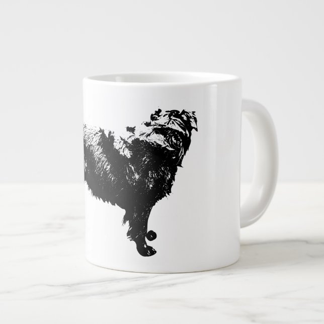 Caneca De Café Grande Outubro Ring Poise (Frente Esquerda)