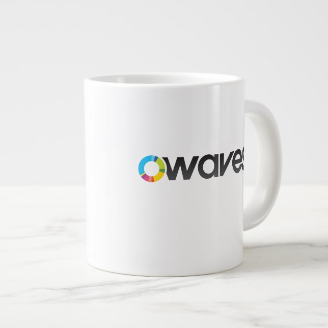 Caneca De Café Grande Owaves Jumbo Mug (Frente Esquerda)