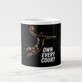 Caneca De Café Grande Own Every Court Sports Mixed