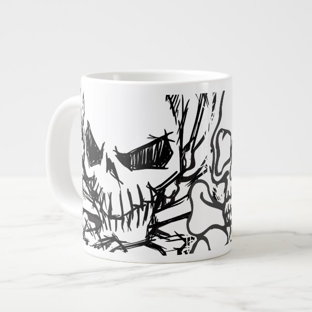 CANECA DE CAFÉ GRANDE OXIGENTEES MALUCO MÚG (Frente Esquerda)