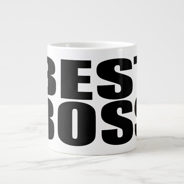 Caneca De Café Grande Oxygentees Best Boss Specialty Mug (Frente)