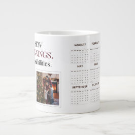Caneca De Café Grande Pacote de Café de Calendário Personalizado 2025