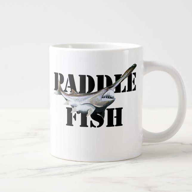 Caneca De Café Grande Paddlefish (Direita)