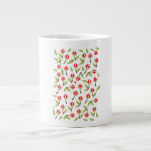 Caneca De Café Grande Padrão Cactus