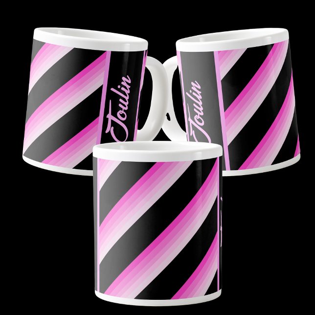 Caneca De Café Grande Padrão Colorido Personalizado (Criador carregado)