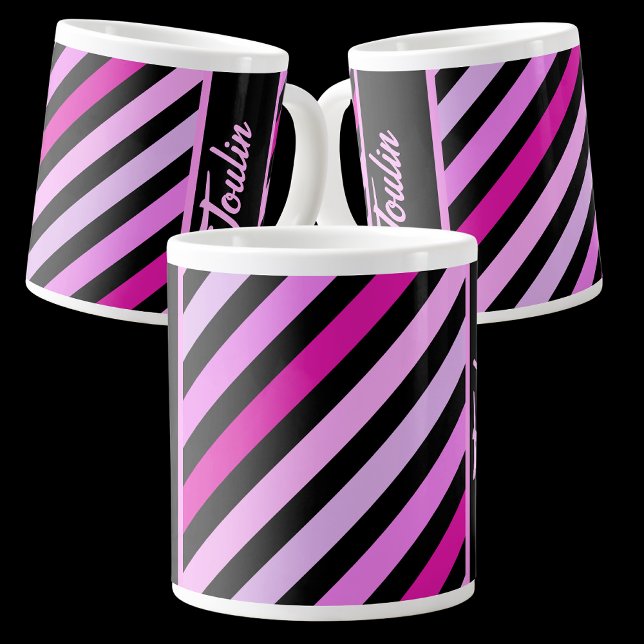 Caneca De Café Grande Padrão Colorido Personalizado (Criador carregado)