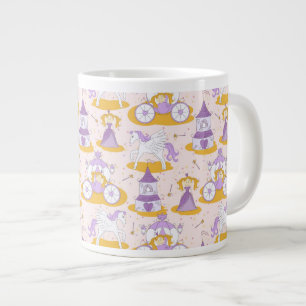 Caneca De Café Grande padrão com uma princesa