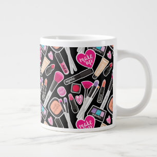 Caneca De Café Grande Padrão de ativação neon