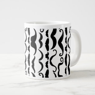 Caneca De Café Grande Padrão de bigode