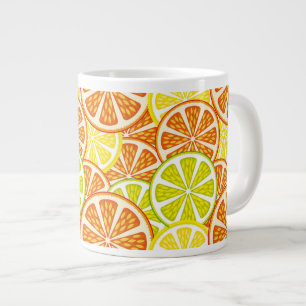 Caneca De Café Grande Padrão de citrinos