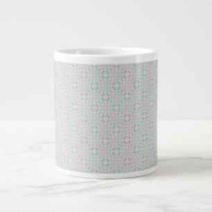 Caneca De Café Grande Padrão de Concha de Mar Sem Costura
