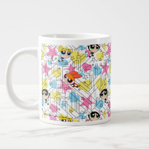 Caneca De Café Grande Padrão de Girls Townsville