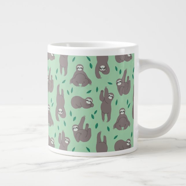 Caneca De Café Grande Padrão de Lama Cuta (Direita)