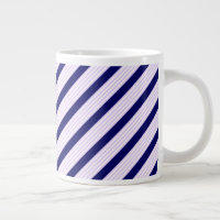 Padrão de listras brancas e lilás com azul-marinho