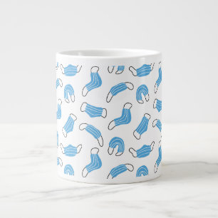 Caneca De Café Grande Padrão de máscara médica