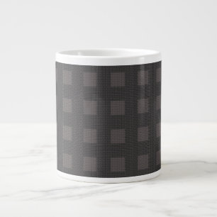 Caneca De Café Grande Padrão de Notas Conectado 01