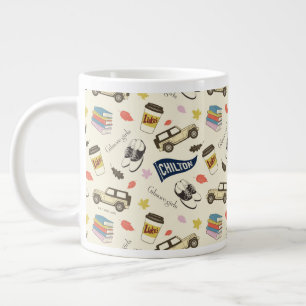 Caneca De Café Grande Padrão de Outono da Chilton de Gilmore Girls