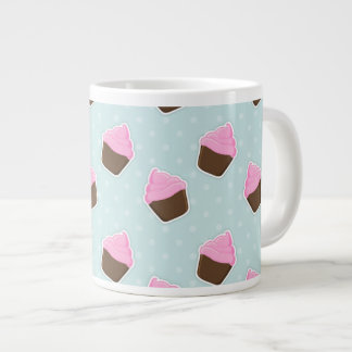 Caneca De Café Grande Padrão do Cupcake
