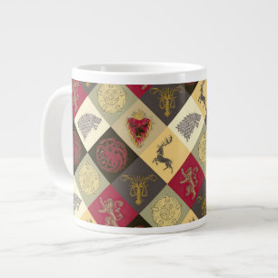 Caneca De Café Grande Padrão do Game of Thrones Sigil