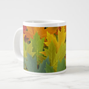 Caneca De Café Grande Padrão do outono 2