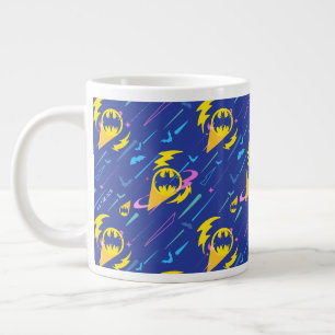 Caneca De Café Grande Padrão do sinal do Batman Bat para sempre
