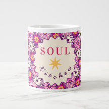 Padrão floral decorativo Rosa Roxo Astra Moderno