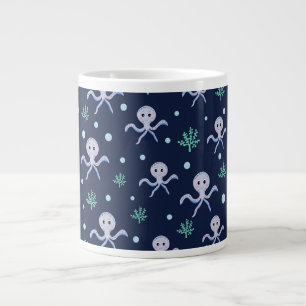 Caneca De Café Grande Padrão Fofo de Polvo