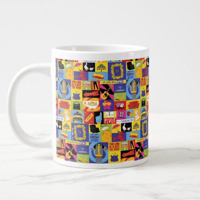 Caneca De Café Grande Padrão FRIENDS™ Icônico (Esquerda)