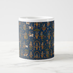 Caneca De Café Grande Padrão Krishna