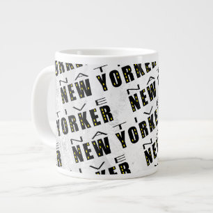 Caneca De Café Grande Padrão original do New Yorker