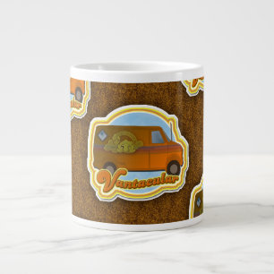 Caneca De Café Grande Padrão Vantacular fantástico de Van Shag
