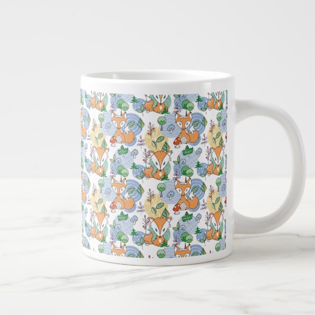 Caneca De Café Grande Padrinho De Raposa Bonito (Direita)