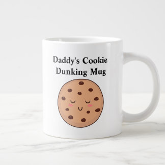 Caneca De Café Grande Pai à esquerda - Leite e Cookies Mug 20 oz