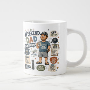 Caneca De Café Grande Pai de fim de semana